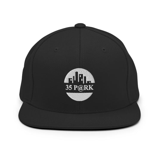 35 PARK - Black Snapback Hat