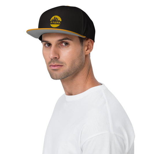35 PARK - Black/Gold Snapback Hat